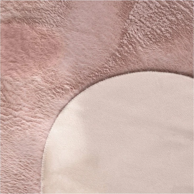 Paco Home Fellteppich Pelt 640, fellförmig, Höhe: 16 mm, Kunstfell, Uni Farben, sehr weicher Flor – Bild 2