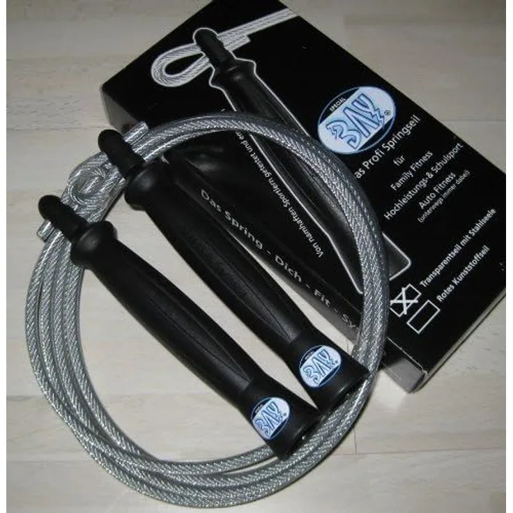 BAY-Sports Springseil Made in Germany Delux 280 Stahl Springseil