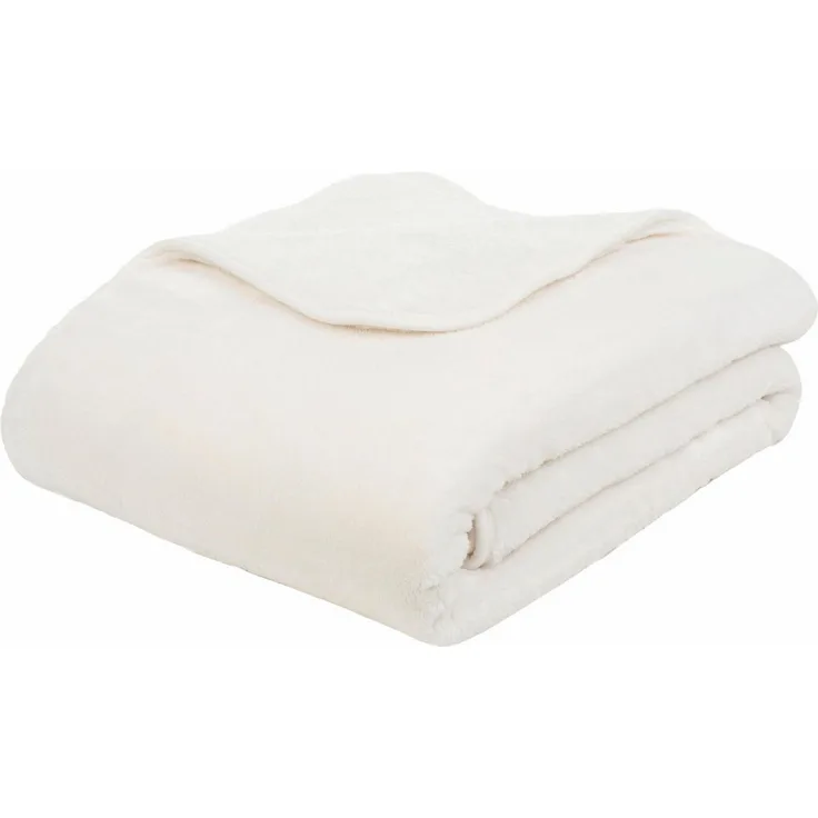 Gözze 'Premium Cashmere' Kuscheldecke, Polyester wollweiß, 130x170 cm