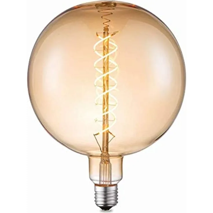 LED-Leuchtmittel Glühbirne E27 Glas amberfarben 11493