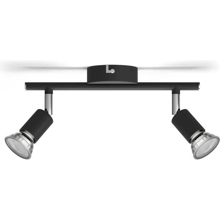 Philips Aufbauspot Strahler Oberflächenbeleuchtung GU10 2 Glühbirne(n) 220-240 V Schwarz – Bild 4