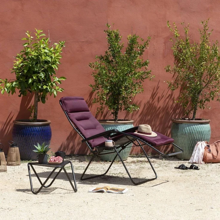 Lafuma RSX CLIP XL Air Comfort® Relaxliege Bordeaux Sonnenliege LFM2059.3186 – Bild 3