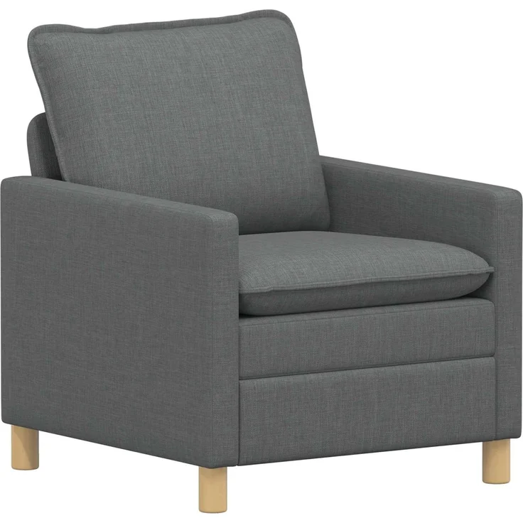 vidaXL Sofa Set 2 stk. Dunkelgrau Stoff 3417102 – Bild 4