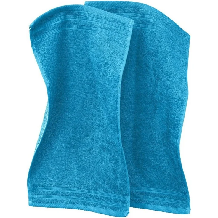 Erwin Müller Gästehandtuch Gästetuch "Heidelberg" 2er-Pack, Frottier (2-St), Walk-Frottier Uni – Bild 1