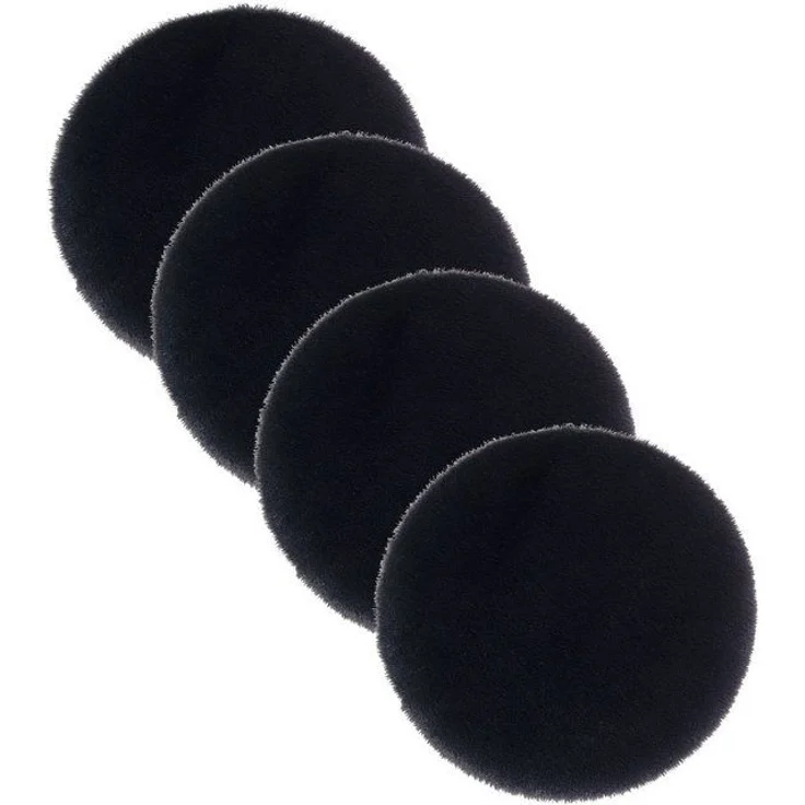 ASTRA Teppich Elda, rund, Höhe: 13 mm, runde Dekofelle im 4 er Set, kuschelweich, Wohnzimmer, Kinderzimmer – Bild 3