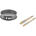 ORIGINAL KAISER | Inspiration Springform Back-Set inkl. Kuchenpinsel 2-tlg. | 24 cm rund mit Flachboden | antihaftbeschichtet, auslaufsicher | Made in Germany