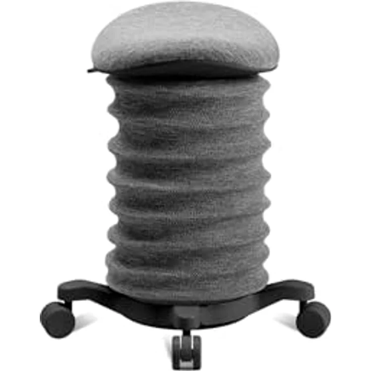 TOPSTAR Sitness 4D mit Rollen - AGR-Zertifiziert Dynamischer Sitzhocker schwarz, ergonomischer Bürohocker - höhenverstellbar - stärkt den Rücken - entlastet die Bandscheiben – Bild 3