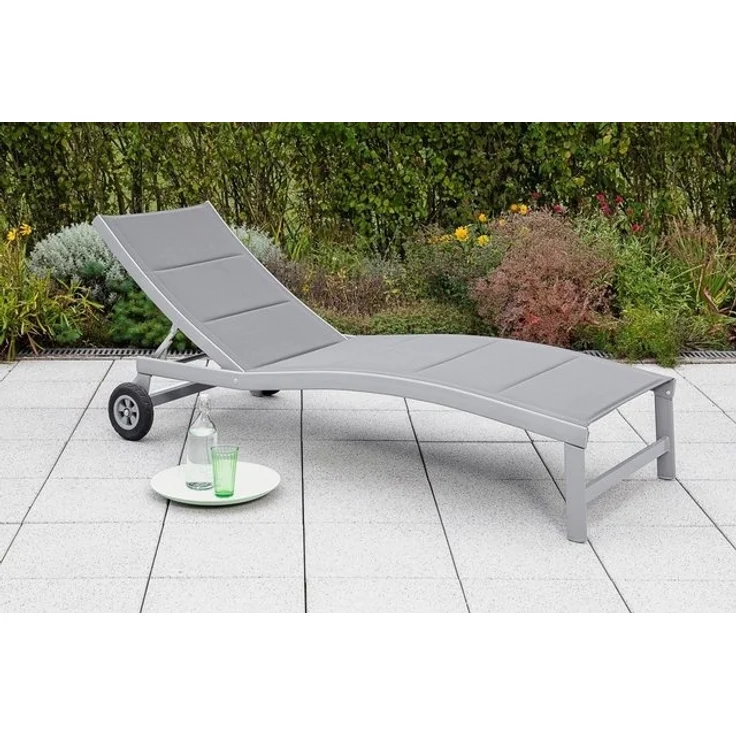 MERXX Gartenliege San Marino, 1 St, Aluminium – Bild 3