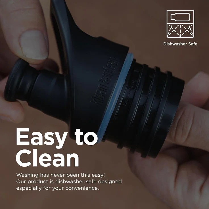 Klean Kanteen Trinkflasche Klean Kanteen®Sport Cap für Classic Flaschen-BK schwarz – Bild 5