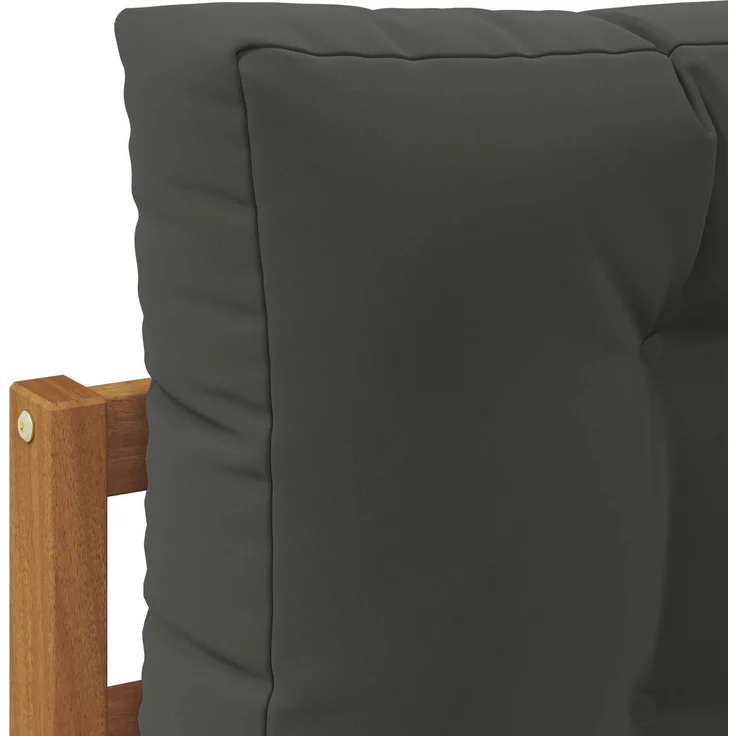 vidaXL Outdoor Mittelsofa Massivholz Akazie Natur 900565 – Bild 6