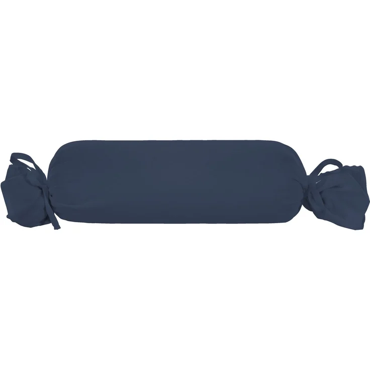 biberna Feinjersey-Kopfkissenbezug, marine, 15x40 cm – Bild 2