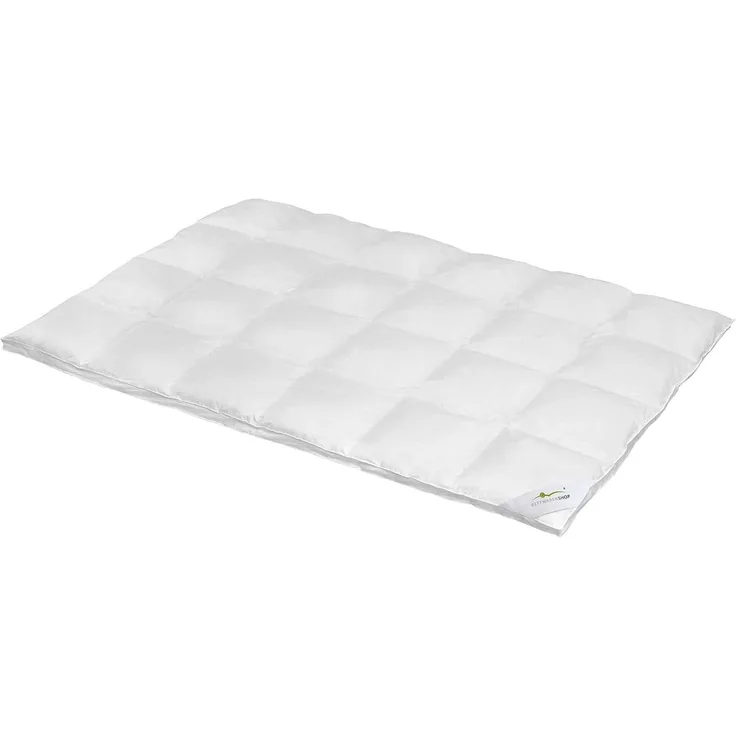 BettwarenShop Daunendecke Comfort extra warm, Füllung: 60% Daunen, 40% Federn|135x200 cm