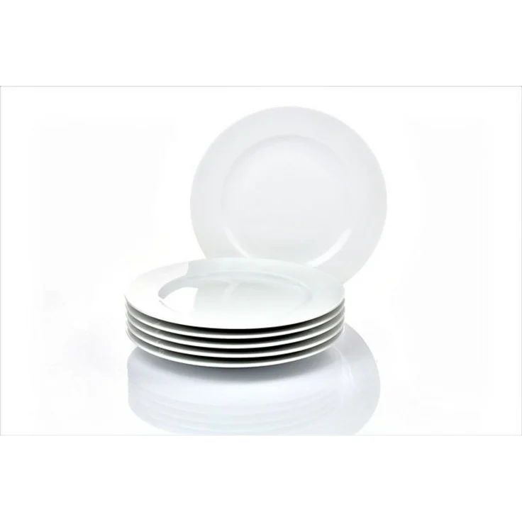 Retsch Arzberg Frühstücksteller HEIKE WEISS, Dessert- & Kuchenteller 21 cm, Set 6-tlg, Porzellan, (6 St), perfekt für Frühstück, Kaffee, Abendessen, spülmaschinenfest – Bild 4