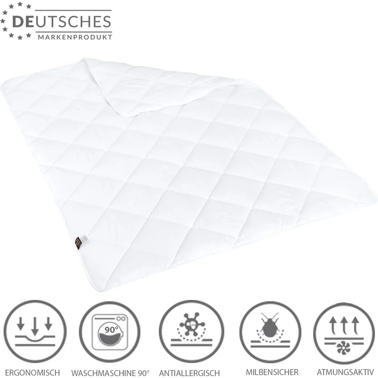 SEI Design Microfaserbettdecke Air Dream Bettdecken gesteppt und kochfest, Füllung: Polyester, Bezug: 100% Mikrofaser, 200x220cm - kochfest – Bild 1