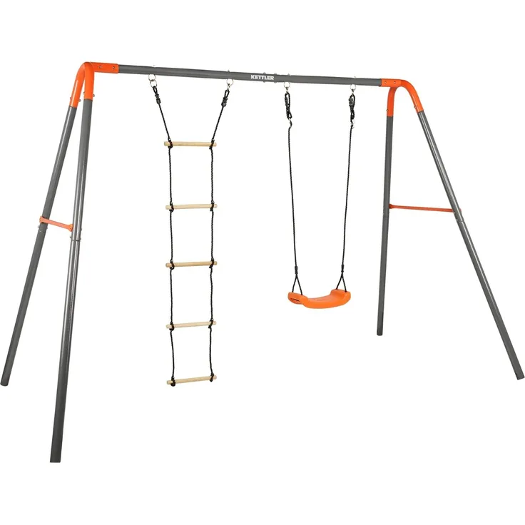 KETTLER 'Combi' Doppelschaukel, grau/orange