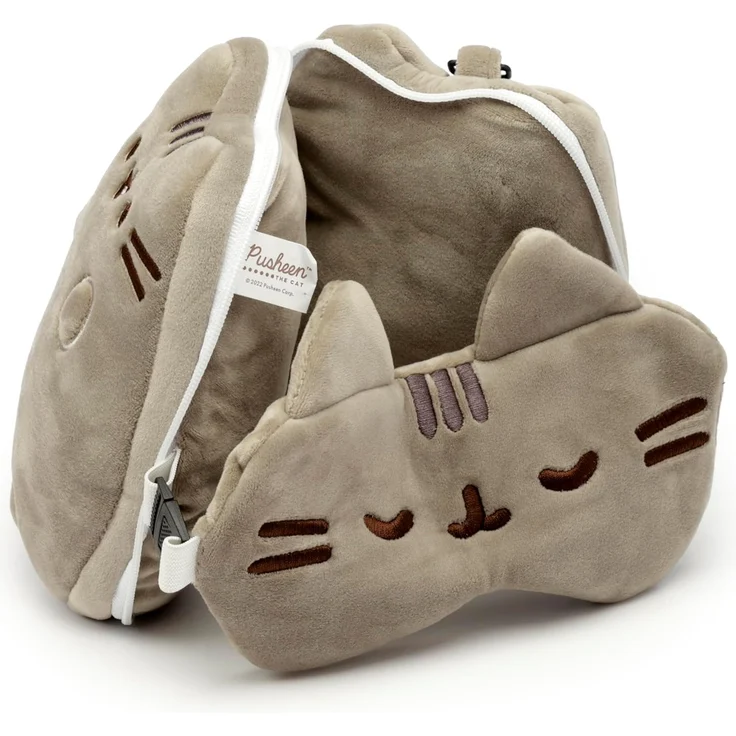 Puckator Reisekissen Pusheen die Katze Reisekissen mit Augenmaske – Bild 4