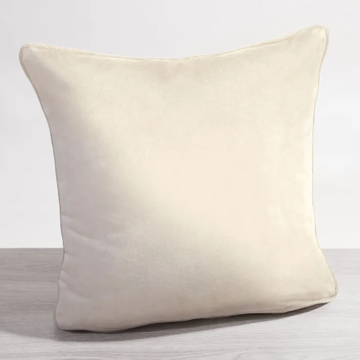 Kissen Deko weiß Prentiss 48x48 Polyester kissenbezug Dekokissen