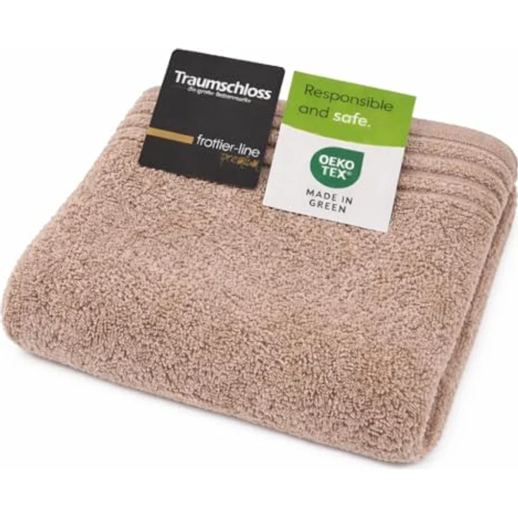Traumschloss Handtuch Premium-Line, Frottier (1-St), 100% amerikanische Supima Baumwolle mit 600g/m² – Bild 2