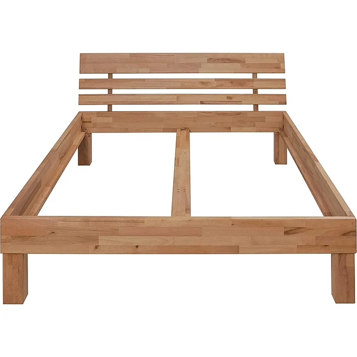 Krok Wood Massivholzbett Julia mit Kopfteil in Buche 140x200 cm – Bild 5