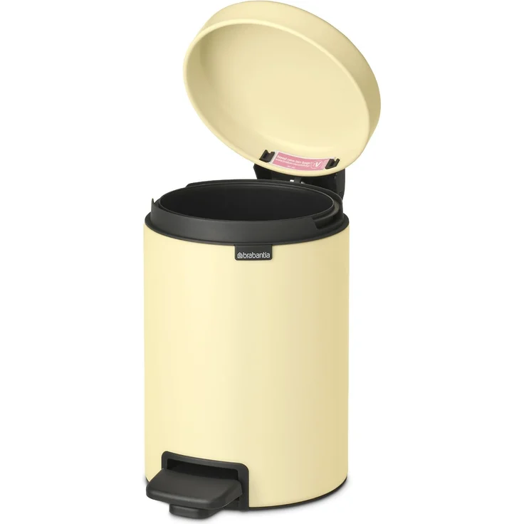 BRABANTIA Abfalleimer LBH 18x23.50x27 cm gelb Mülleimer Abfallsammler Abfallbehälter Abfalltrenner – Bild 4