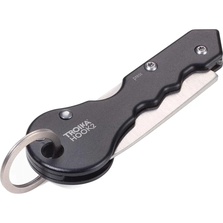 TROIKA® Paketmesser HOOK 2 schwarz, 1 St. – Bild 1
