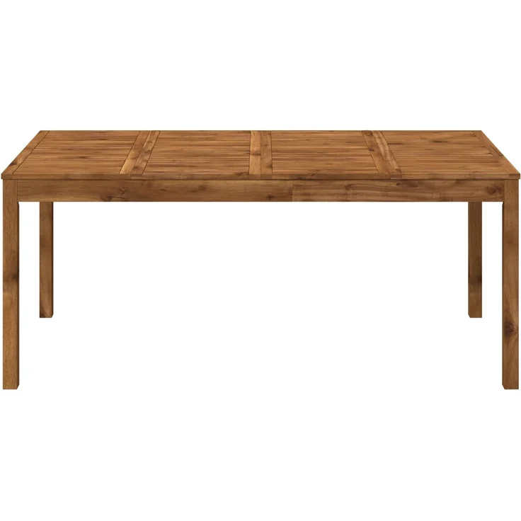 vidaXL Gartentisch LAREN Natur 180 x 88,5 x 75 cm Massivholz Akazie 901253 – Bild 3