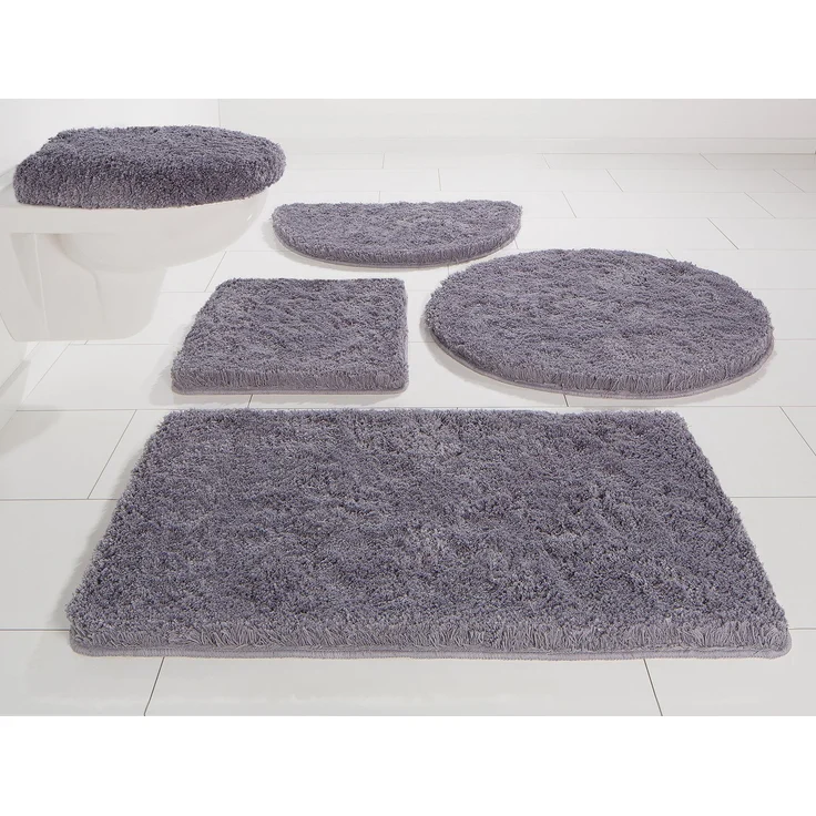 Möve Badematte Superwuschel, Badvorleger, Badezimmer Teppich, Höhe 40 mm, rutschhemmend beschichtet, fußbodenheizungsgeeignet, schnell trocknend, strapazierfähig, Polyester, rund, Mikrofaser-Badematte, Badteppich, rechteckig, rund & als 3-tlg. Set – Bild 5