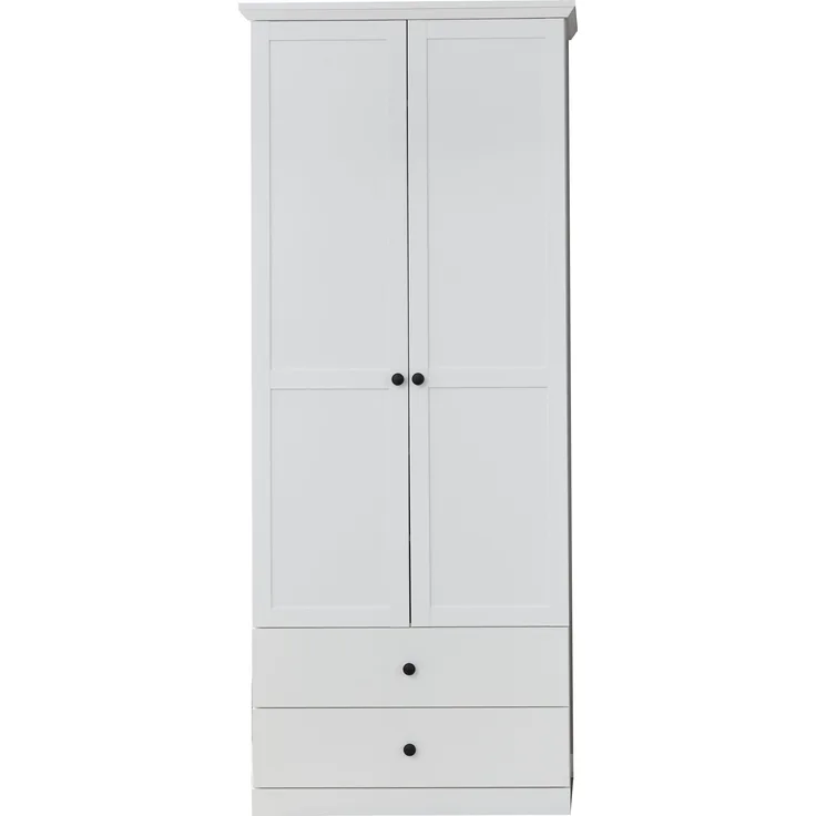 Garderobenschrank Baxter in weiß 81 cm