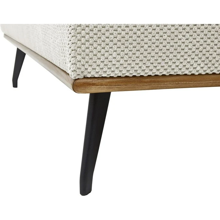 Iwaniccy Ecksofa MESA, B 299 x T 188 cm, Creme, Mikrofaser, Holzblende in eichefarben, Kopfteilverstellung, Armlehnen verstellbar – Bild 2