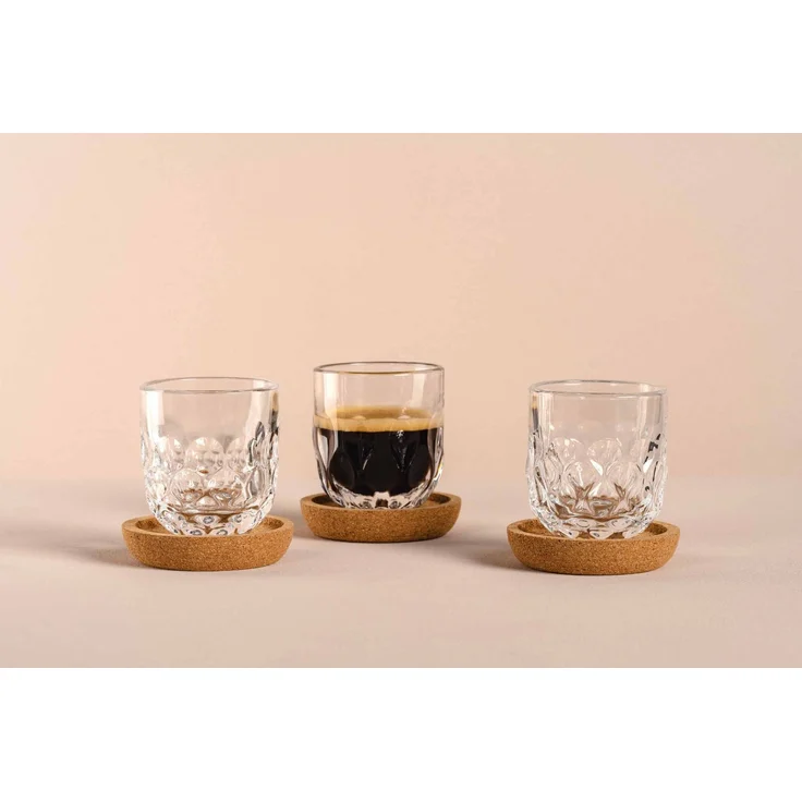 Leonardo GOCCE Espresso-Set mit Untersetzer 6-teilig – Bild 5