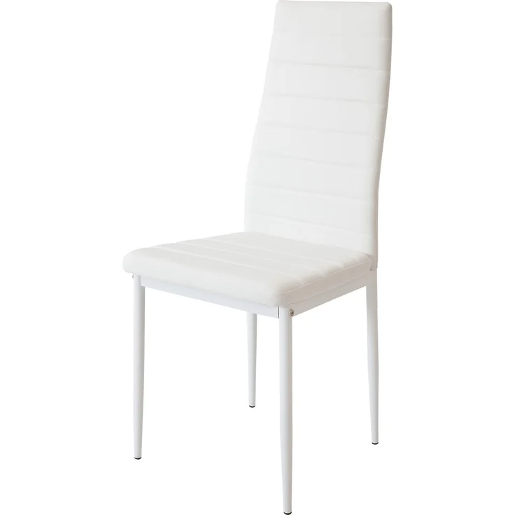 Albatros Esszimmerstühle MILANO 4er Set, Weiss - Polsterstuhl mit Kunstleder-Bezug, Modernes Stilvolles Design am Esstisch-Küchenstuhl oder Stuhl Esszimmer mit hoher Belastbarkeit bis 110kg – Bild 7