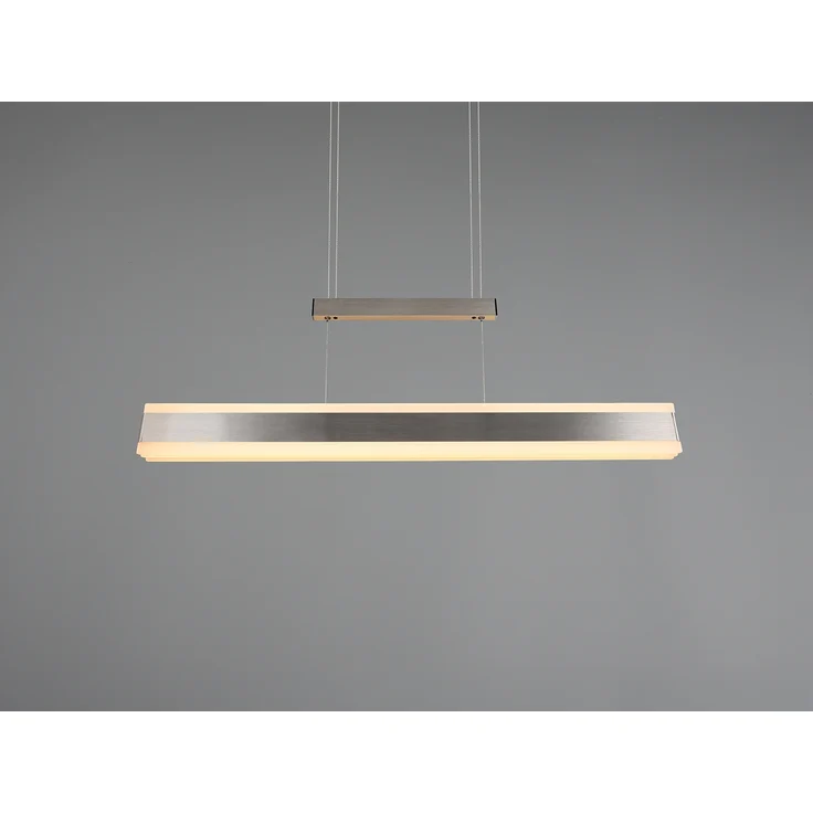 LED Pendelleuchte ARCOLA ausziehbar höhenverstellbar Silber, max. Breite 152cm – Bild 3