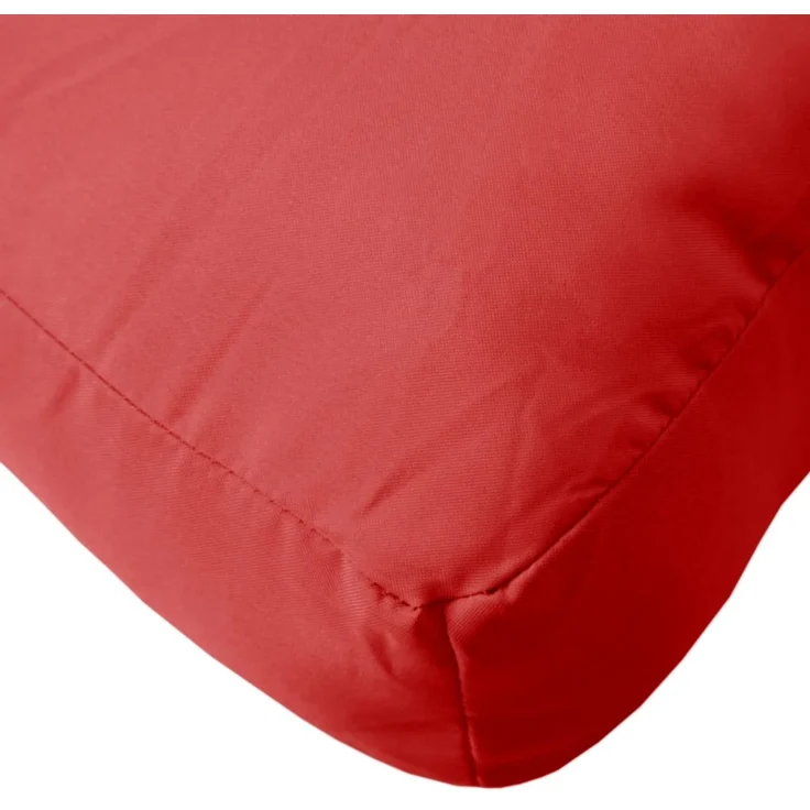 vidaXL Palettenkissen Rot 80x40x12 cm Stoff 360607 – Bild 7