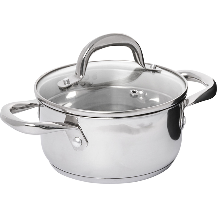 Topfset 7-teilig PRIMECOOK Edelstahl Silber – Bild 4