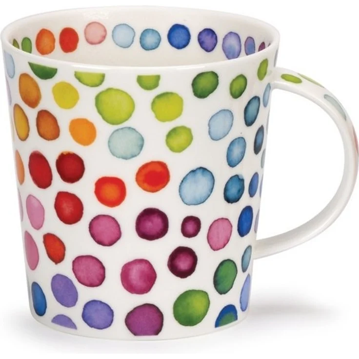DUNOON Becher Cairngorm Hot Spots 0,48l Fine Bone China Porzellan 480 ml Tasse Moderne Kaffeetasse mit farbenfrohem Design | Großes Fassungsvermögen | Hochwertige Qualität – Bild 2