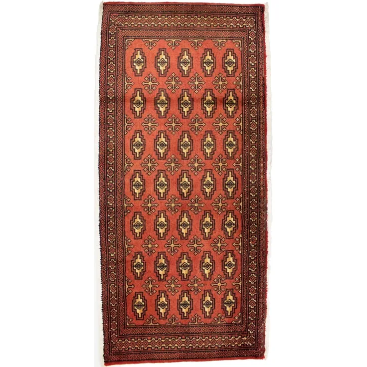 Turkaman Teppich 130x60 cm - rost