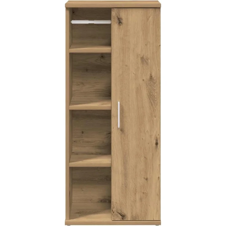 vidaXL Badezimmerschrank mit Rollenhalter Artisan-Eiche 39x22x90 cm 858532 – Bild 6