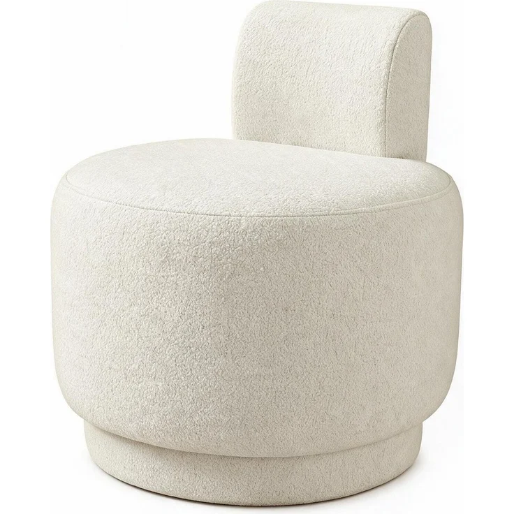 Hanah Home 'Guess - Off White' Ohrensessel, Cremefarben, 51 x 63 x 63 cm – Bild 7