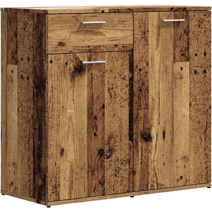 vidaXL Sideboard Altholz-Optik 80x36x75 cm Holzwerkstoff 856006 – Bild 2