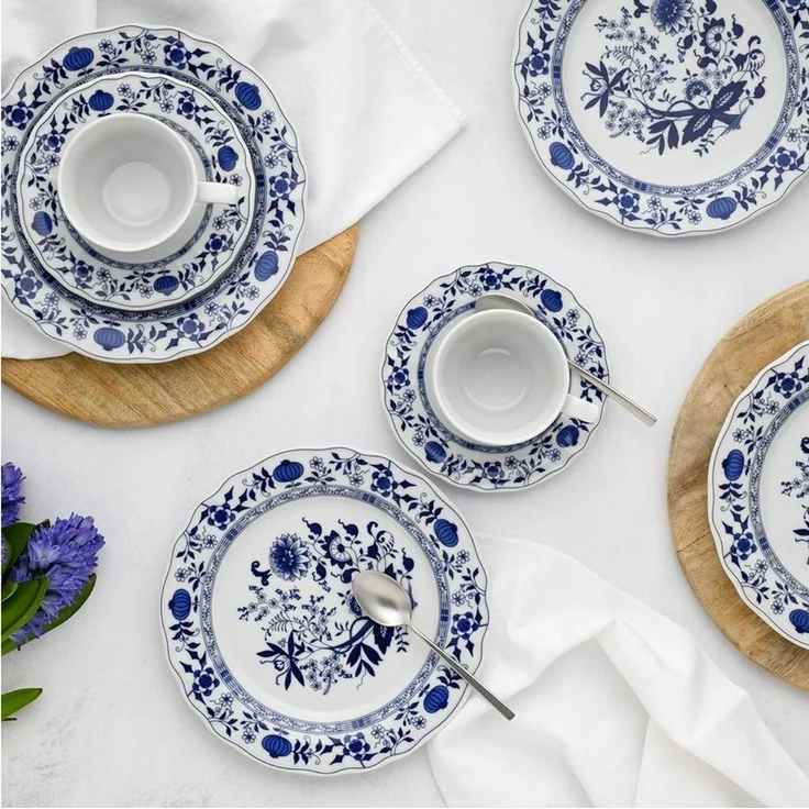Flora Zwiebelmuster, Kaffeeservice 18-tlg (mo) – Bild 2