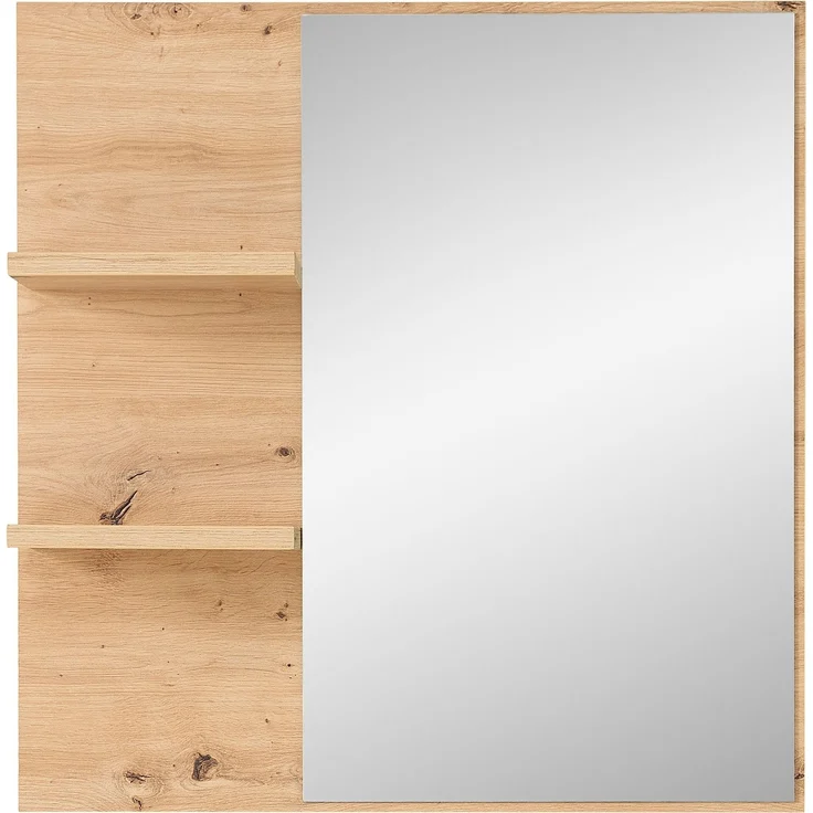 Garderoben-Set >Bari< (4-teilig) weiss matt / Eiche - 158x200x38cm (BxHxT) – Bild 7