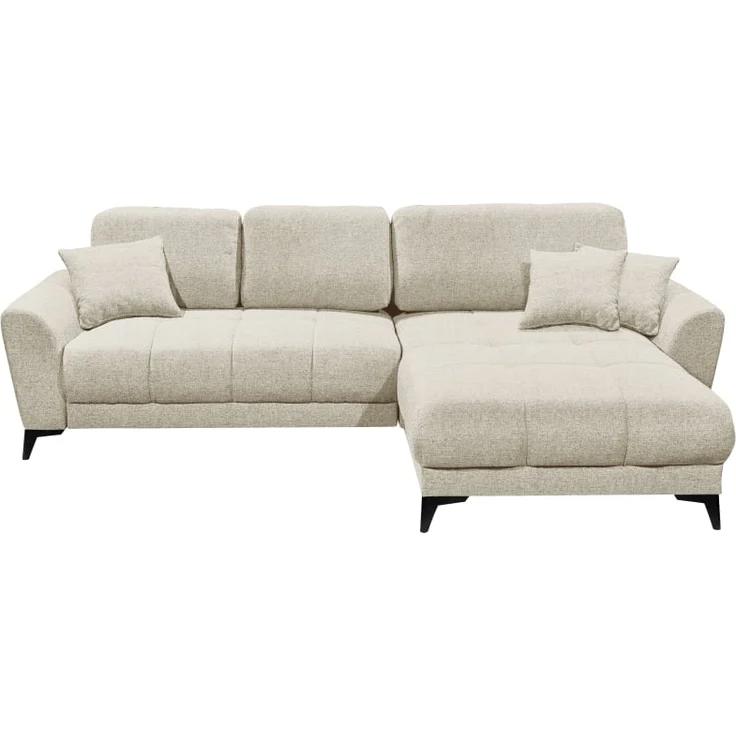 Sofa Bern von ED Exciting Design mit Schlaffunktion Ivory, Bettkasten und Lumos Mikrofaserbezug – Bild 2