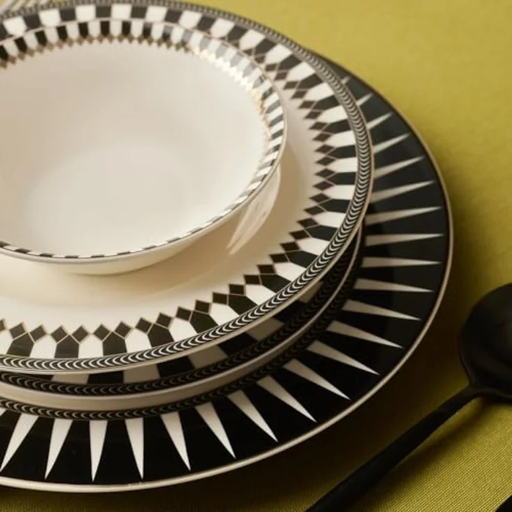 Karaca Geschirr-Set Karaca Elegance Bone Helsinki 24-teiliges Tafelservice für 6 Personen – Bild 7