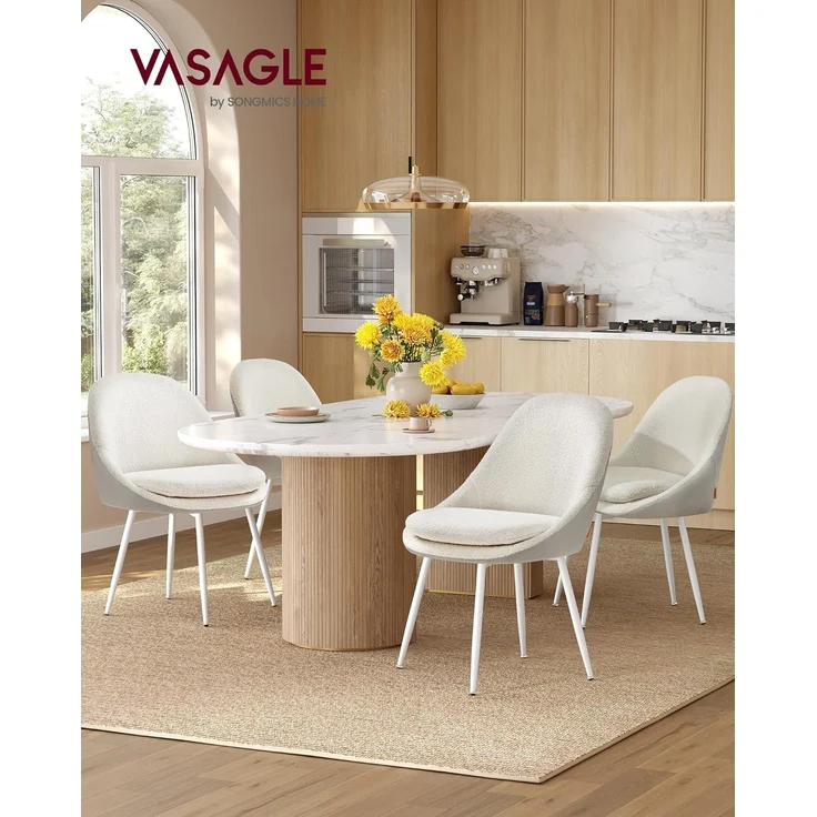 VASAGLE Esszimmerstuhl 2er Set/ 4er Set Küchenstuhl (4 St), stuhl bis 120 kg – Bild 2