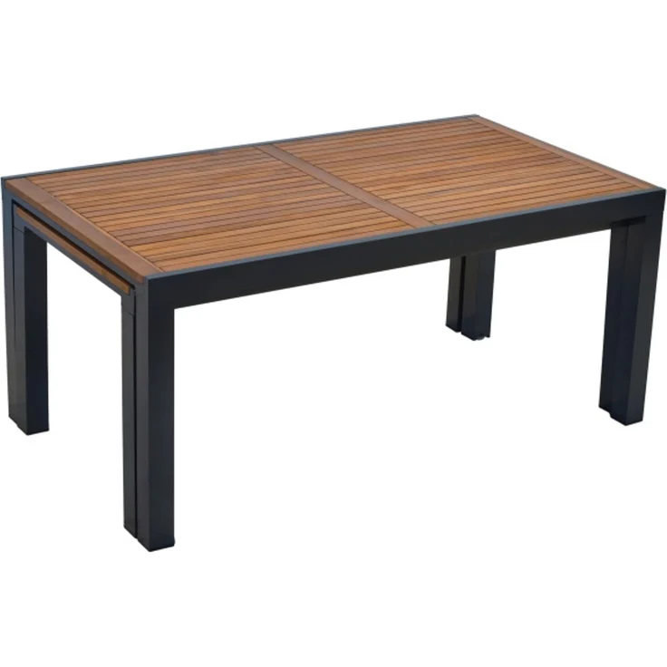 Tinos Gartenmöbel Set 9tlg, Klappsessel & Flex Ausziehtisch – Bild 3