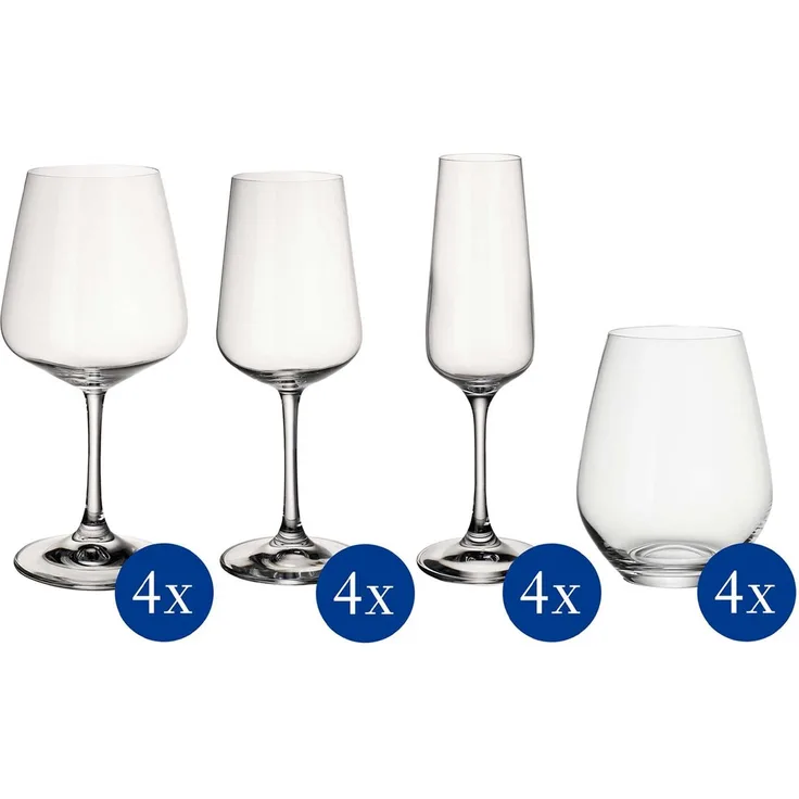 Villeroy & Boch Ovid Gläser-Set 16-teilig