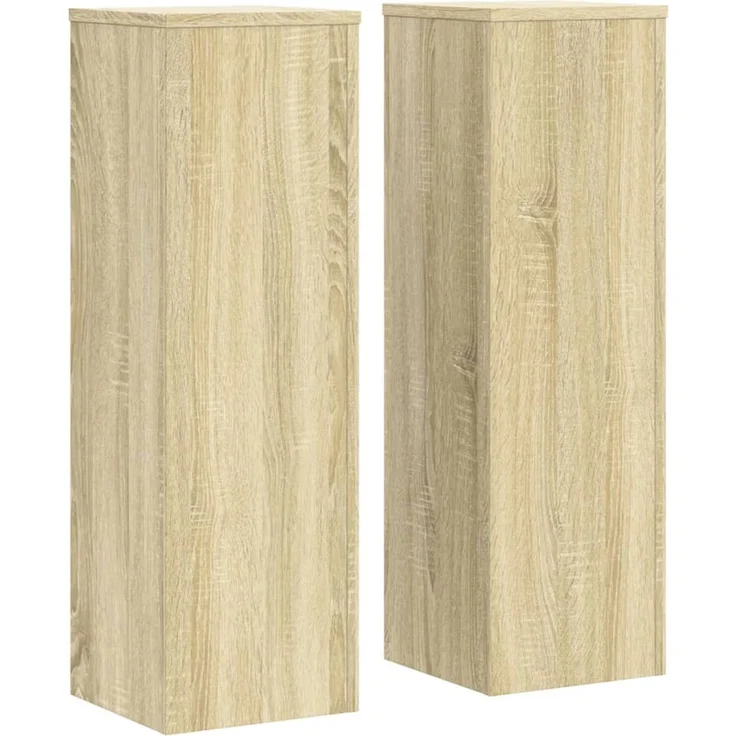 vidaXL Pflanzenständer 2 Stk. Sonoma-Eiche 25x25x80 cm Holzwerkstoff 852944 – Bild 2