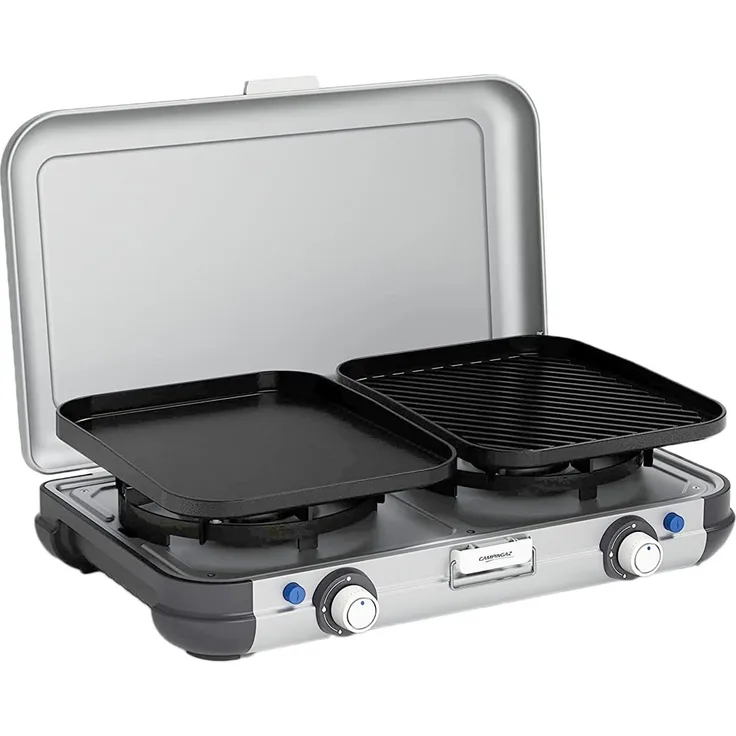 Campingaz 'Camping Kitchen 2 Grill & Go CV', silber/schwarz, 33 x 49 x 45 cm