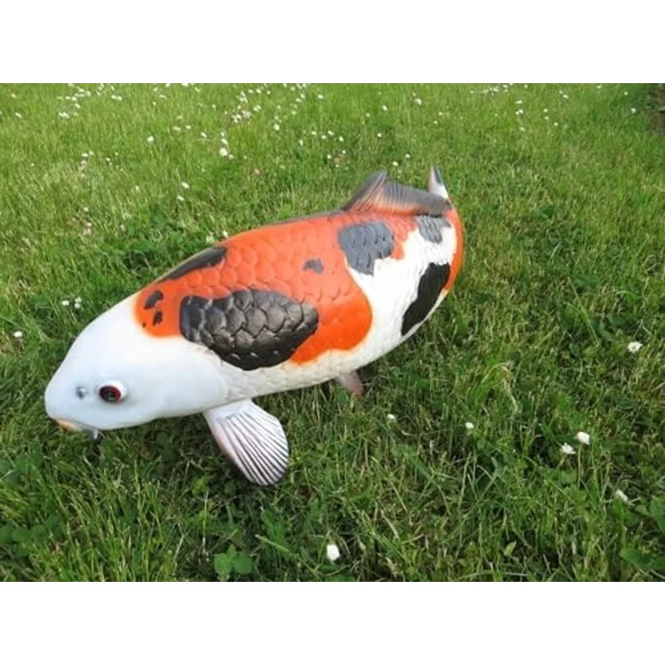 XL Premium Koi lebensgross ca. 65 cm Dekofigur Garten Deko Figur Neu – Bild 3