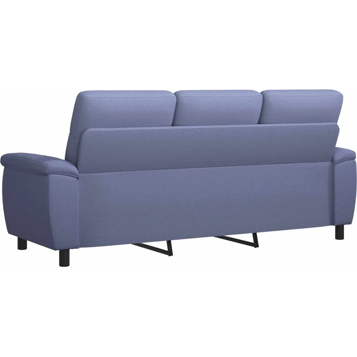 vidaXL Sofa Jeans blau 214 x 90 x 95 cm Stoff 42040977 – Bild 4